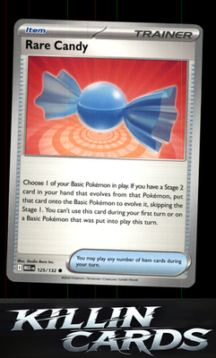Rare Candy - 125/132 125/132 Pokemon Common ME01: Mega Evolution Card NM