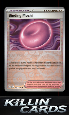 Reverse Holofoil Binding Mochi 095/131 Pokemon Uncommon SV: Prismatic Evolutions