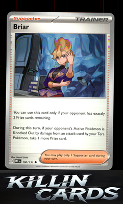 Briar (Poke Ball Pattern) 100/131 Pokemon Uncommon SV: Prismatic Evolutions Card