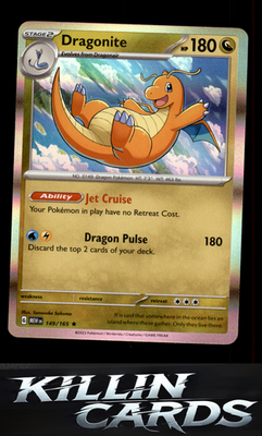 Dragonite 149/165 Pokemon Rare SV: Scarlet & Violet 151 Card NM