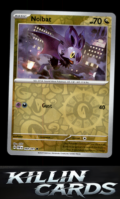 Reverse Holofoil Noibat - 068/091 068/091 Pokemon Common SV: Paldean Fates Card