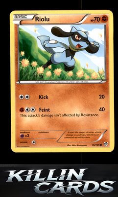Riolu (76) 76/135 Pokemon Common Plasma Storm Card NM