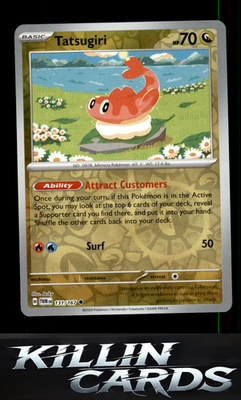 Reverse Holofoil Tatsugiri - 131/167 131/167 Pokemon Uncommon SV06: Twilight Mas