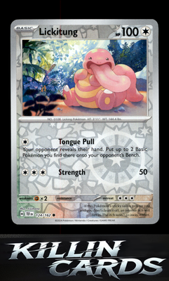 Reverse Holofoil Lickitung - 124/162 124/162 Pokemon Common SV05: Temporal Force