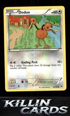 Doduo 99/135 Pokemon Common Plasma Storm Card NM