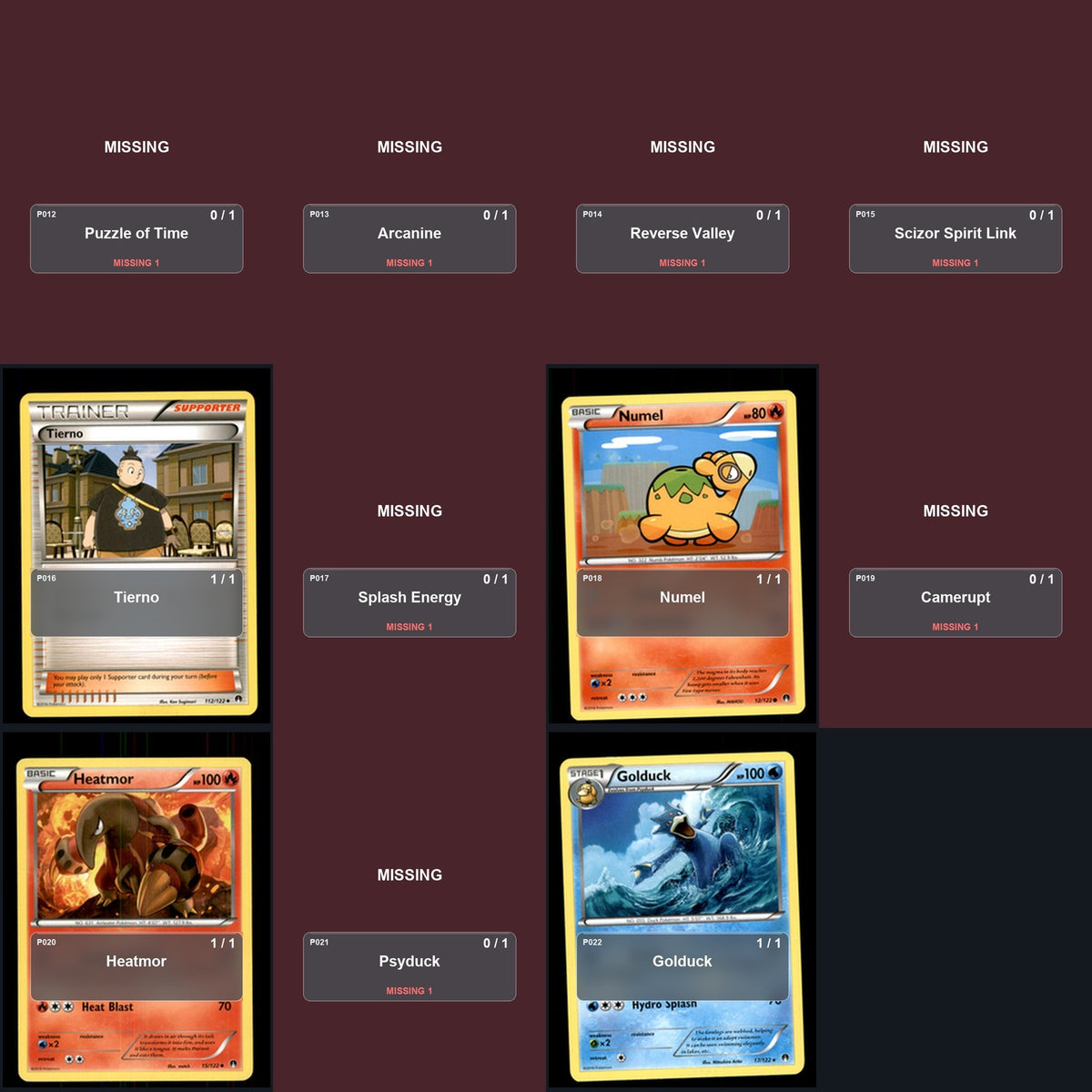 Pokemon TCG XY - BREAKpoint C/UC/R Standard Set 25 Cards