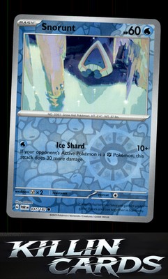 Reverse Holofoil Snorunt - 037/182 037/182 Pokemon Common SV04: Paradox Rift Car