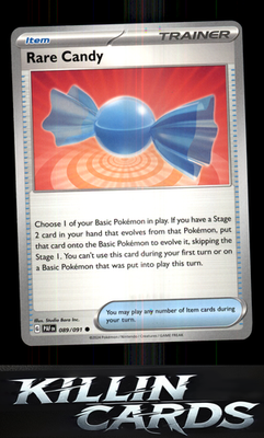 Rare Candy 089/091 Pokemon Common SV: Paldean Fates Card NM