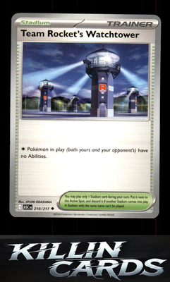 Team Rocket's Watchtower 210/217 Pokemon Uncommon ME: Ascended Heroes Card NM