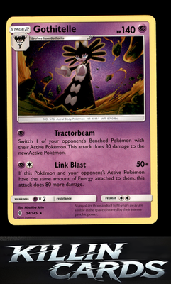Gothitelle 54/145 Pokemon Rare SM - Guardians Rising Card NM