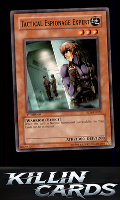 1st Edition Tactical Espionage Expert RDS-EN023 YuGiOh Common Rise of Destiny Ca