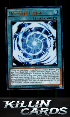 1st Edition Ultimate Fusion MP23-EN027 YuGiOh Ultra Rare 25th Anniversary Tin: D