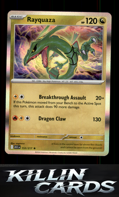 Rayquaza 153/217 Pokemon Rare ME: Ascended Heroes Card NM