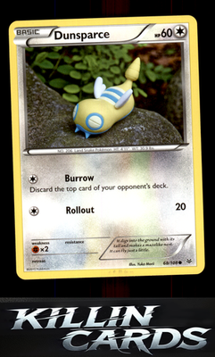 Dunsparce 68/108 Pokemon Common XY - Roaring Skies Card LP