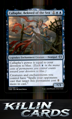 Callaphe, Beloved of the Sea 45 Magic U Theros Beyond Death Card NM