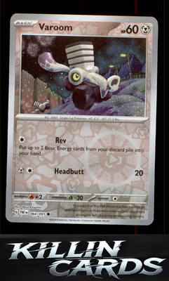 Reverse Holofoil Varoom - 064/091 064/091 Pokemon Common SV: Paldean Fates Card