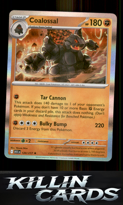 Coalossal 120/217 Pokemon Rare ME: Ascended Heroes Card NM