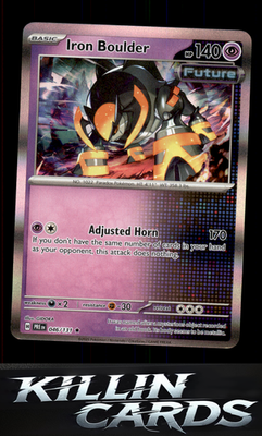Iron Boulder 046/131 Pokemon Rare SV: Prismatic Evolutions Card NM