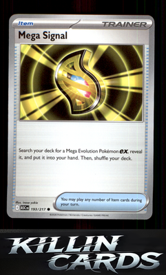 Mega Signal 193/217 Pokemon Common ME: Ascended Heroes Card NM