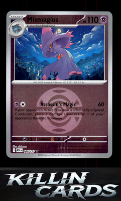 Reverse Holofoil Mismagius (Dusk Ball) 086/217 Pokemon Rare ME: Ascended Heroes