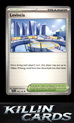 Levincia 150/159 Pokemon Uncommon SV09: Journey Together Card NM