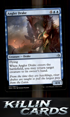 Angler Drake 41 Magic U Amonkhet Card NM