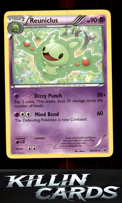 Reuniclus (53) 53/101 Pokemon Rare Noble Victories Card LP