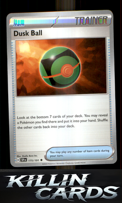 Dusk Ball 175/191 Pokemon Uncommon SV08: Surging Sparks Card NM