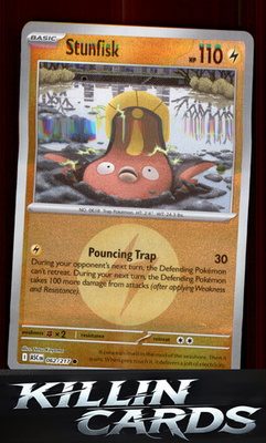 Reverse Holofoil Stunfisk (Energy Symbol Pattern) 062/217 Pokemon Common ME: Asc