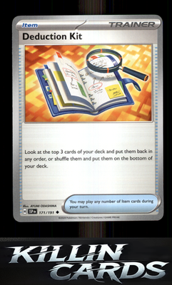 Deduction Kit 171/191 Pokemon Uncommon SV08: Surging Sparks Card NM