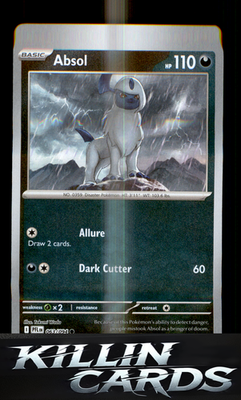 Reverse Holofoil Absol 063/094 Pokemon Common ME02: Phantasmal Flames Card NM