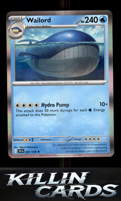 Wailord - 041/159 041/159 Pokemon Rare SV09: Journey Together Card NM
