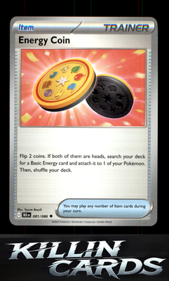 Energy Coin 081/086 Pokemon Uncommon SV: Black Bolt Card NM
