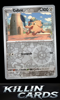 Reverse Holofoil Cufant 149/193 Pokemon Common SV02: Paldea Evolved Card NM