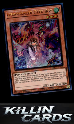 1st Edition Libromancer Geek Boy MP23-EN001 YuGiOh Ultra Rare 25th Anniversary T