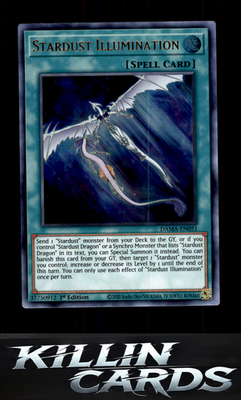 Stardust Illumination DAMA-EN051 YuGiOh Ultra Rare Dawn of Majesty Card NM
