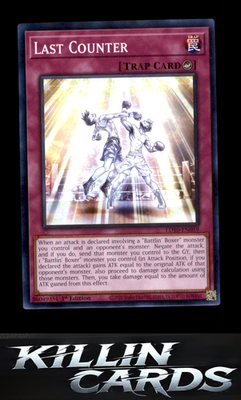 1st Edition Last Counter LD10-EN059 YuGiOh Common Legendary Duelists: Soulburnin