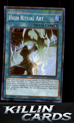1st Edition High Ritual Art MP22-EN162 YuGiOh Super Rare 2022 Tin of the Pharaoh