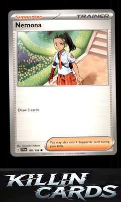 Nemona 180/198 Pokemon Common SV01: Scarlet & Violet Base Set Card NM
