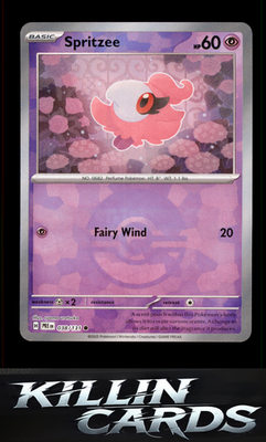 Spritzee (Poke Ball Pattern) 038/131 Pokemon Common SV: Prismatic Evolutions Car
