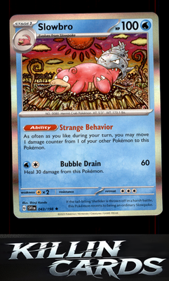 Slowbro 043/198 Pokemon Rare SV01: Scarlet & Violet Base Set Card NM