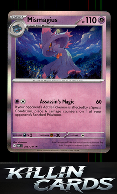 Mismagius 086/217 Pokemon Rare ME: Ascended Heroes Card NM