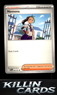 Nemona - 082/091 082/091 Pokemon Common SV: Paldean Fates Card NM