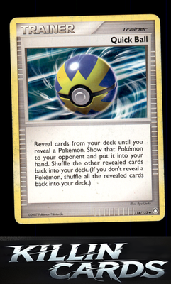 Quick Ball 114/123 Pokemon Uncommon Mysterious Treasures Card LP