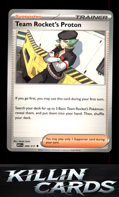 Team Rocket's Proton 208/217 Pokemon Uncommon ME: Ascended Heroes Card NM
