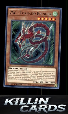1st Edition ZW - Tornado Bringer KICO-EN035 YuGiOh Rare King's Court Card NM