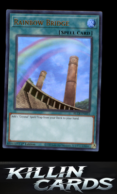 1st Edition Rainbow Bridge BLCR-EN055 YuGiOh Ultra Rare Battles of Legend: Cryst