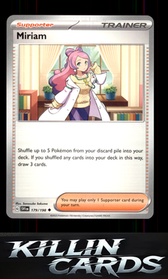 Miriam - 179/198 179/198 Pokemon Uncommon SV01: Scarlet & Violet Base Set Card N