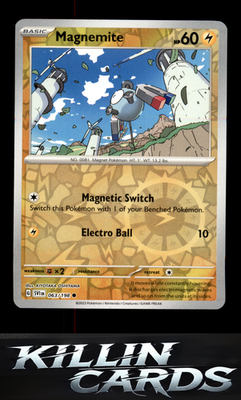 Reverse Holofoil Magnemite 063/198 Pokemon Common SV01: Scarlet & Violet Base Se