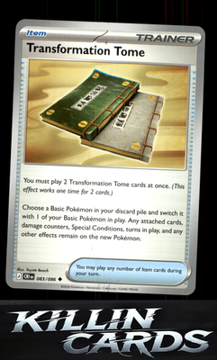 Transformation Tome 083/086 Pokemon Uncommon ME04: Chaos Rising Card NM